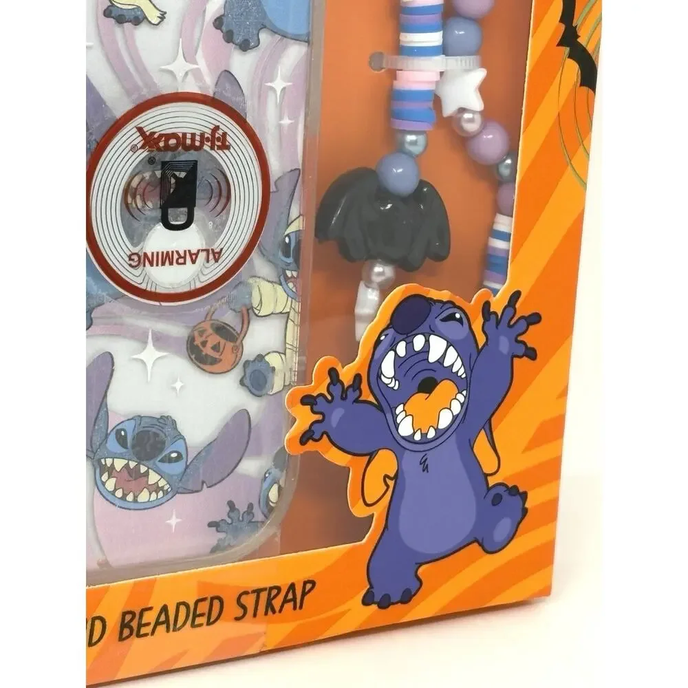 Disney Stitch Halloween Skinnydip iPhone 16 Pro Max Hard Case Beaded Strap NIP